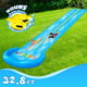 Lavinya Backyard Water Slide, 32.8FT Long Water Slide for Kids and Adults with 2 Racing Lanes and 2 Bodyboards, Inflatable Splash Water Slip for Kids Outdoor, Summer Water Toys for Garden