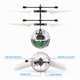 Flying Crystal Ball LED Flashing Light Infrared Induction Helicopter Transparent Ball Gifts for Kids Boys Teenager