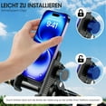 YOOVEE Bike Phone Holder, Motorcycle Phone Mount, 360° Rotatable Scooter Bicycle Handlebar Phone Mount , One-hand Operation for Effortless Cycling.