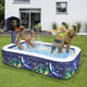 Inflatable Swimming Pools, Family Full-Sized Inflatable Pools, 118" x 72" x 22" Blow Up Kiddie Pool for Kids, Adults, Babies, Toddlers, Outdoor, Garden, Backyard