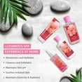 Vital Luxury Bath&Body Kit,4 Pcs Japanese Cherry Blossom Scents,with Body Lotion,Shower Gel,Hand Cream,and Fragrance Mist,Bath Gifts for Unisex