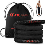 ASU Trainer Exercise Jump Rope Weighted Jump Ropes for Fitness with Nylon Sleeve and Bag 4.8