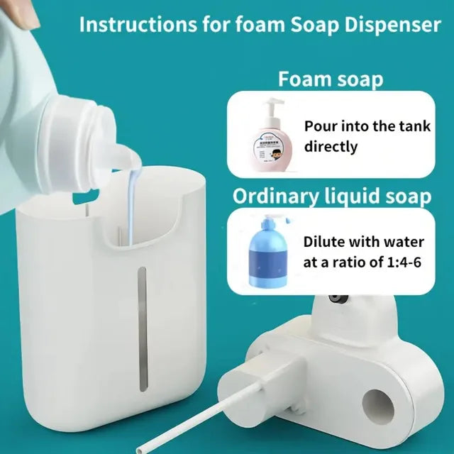 Automatic Smart Sense Soap Dispenser IPX5 Waterproof Rechargeable Hand Dish Washing Machine