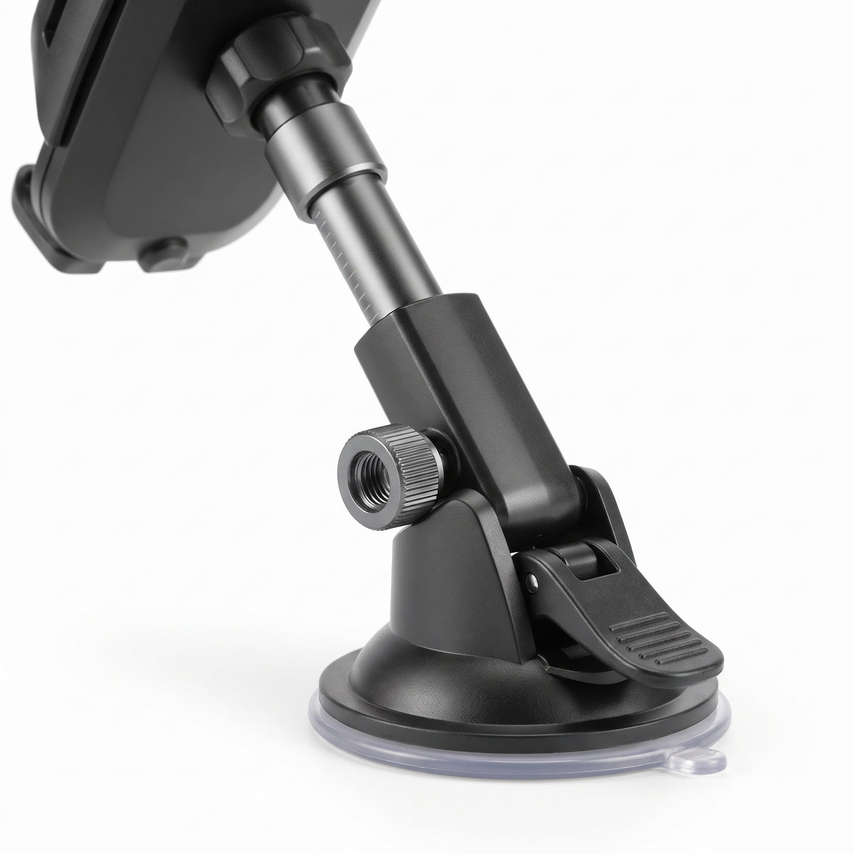 EvoFine 2-in-1 Car Phone Holder — Long-Arm Suction Cup Mount for Dashboard, Windshield & Air Vent