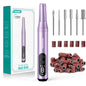 Cordless Electric Nail Drill, Portable Electric File Nail Drill Kit with Drill Bits Set and Rechargeable for Acrylic Nail Drill Manicure Pedicure Polishing