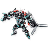 Daisy Transformers Themed Robot Bot with Aircraft Toys Set 577 Pieces