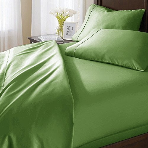 Dipasona Exclusive 1000 Thread Count 100% Egyptian Cotton Solid Bed Sheet Set up to 21" Inches Deep Pocket, Feel The Ultimate Euphoria