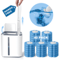 Disposable Toilet Bowl Brush and Holder Cleaning System with Cleanser-Infused Heads (40 Refills)