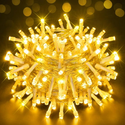 Fairy String Lights 100LED 33ft USB-Powered Waterproof Outdoor/Indoor, 8 Modes Warm White LED Fairy Lights for Bedroom, Wedding, Garden, Party Decor