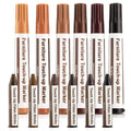 Furniture Repair Kit Wood Markers - Set of 12 - Markers and Wax Sticks with Sharpener Kit