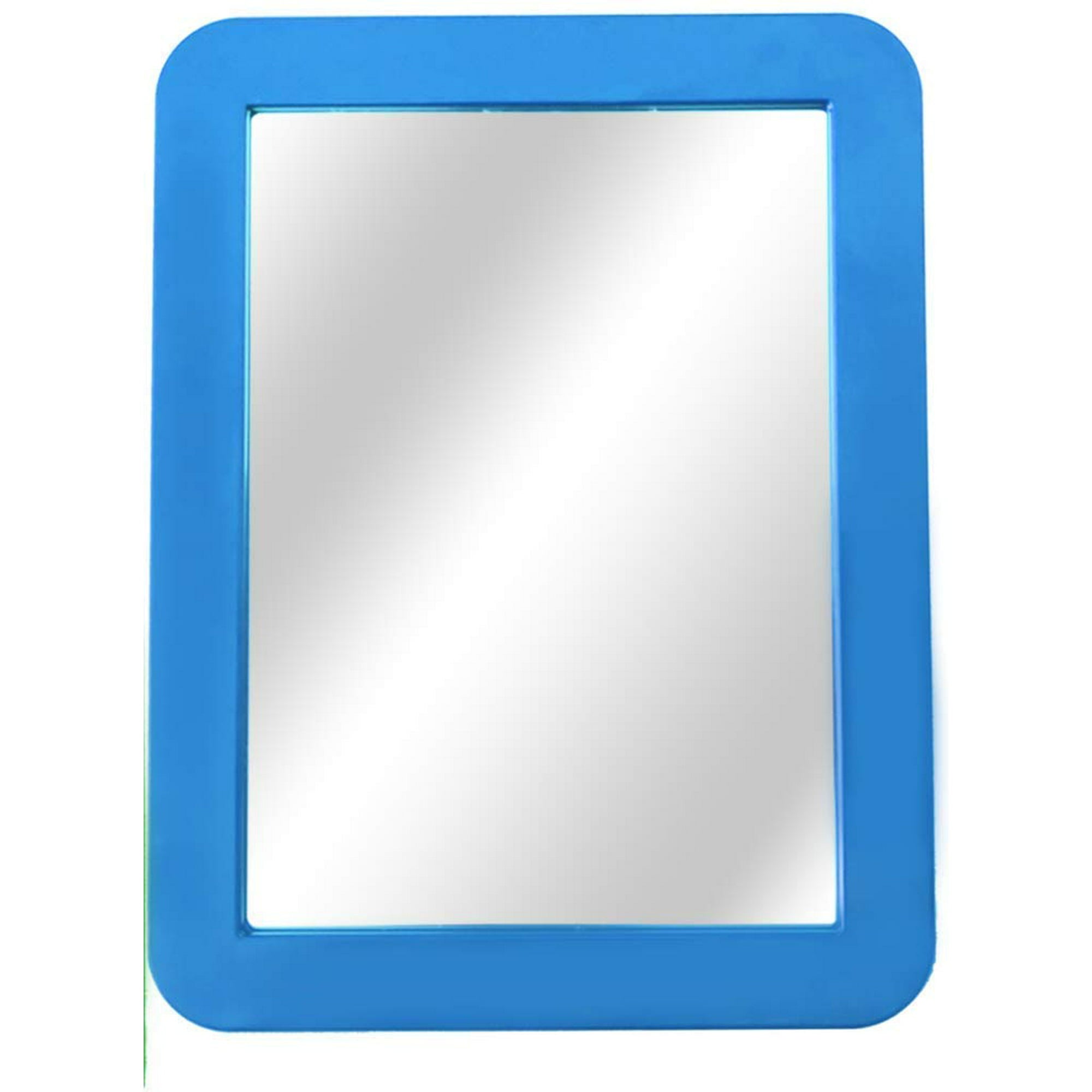 Gara Blue Easy to Mount Magnetic Selfie Mirror for Work, School, Gym Lockers | 1 Pack