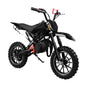 Gpower Gasoline 49cc Dirt Bike for Kids 6-15,2-Stroke Gas Power Mini Dirt Bike,1-Seater,Black