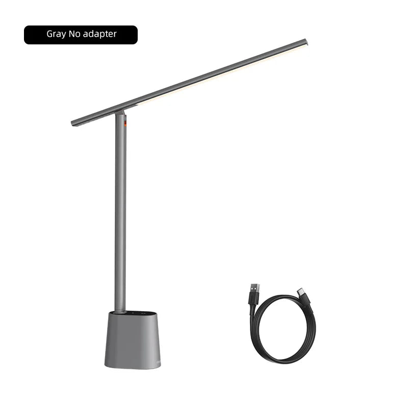 LED Desk Lamp Eye Protection Study Dimmable Office Light Foldable Table Lamp Smart Adaptive Brightness Bedside Read Lamp