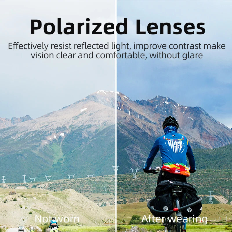 Polarized Sport Sunglasses UV400 – Lightweight Cycling, Running & Outdoor Protection Glasses