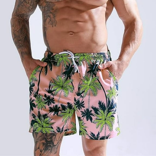 Men's Swim Trunks Quick Dry Bathing Suit Swimming Board Shorts Beach Swimwear
