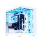 Mloong Gaming PC Desktop AMD Ryzen 5 5500 GeForce RTX 5060 1TB SSD 16GB RAM 650W Win11 WIFI White