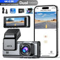 ODREY Dash Cam Front and Rear, 4K+2.5K 5G WiFi & WDR Dash Camera for Car with 64GB Card dashcam, G-Sensor, Super Night Vision, Loop Recording, Parking Mode