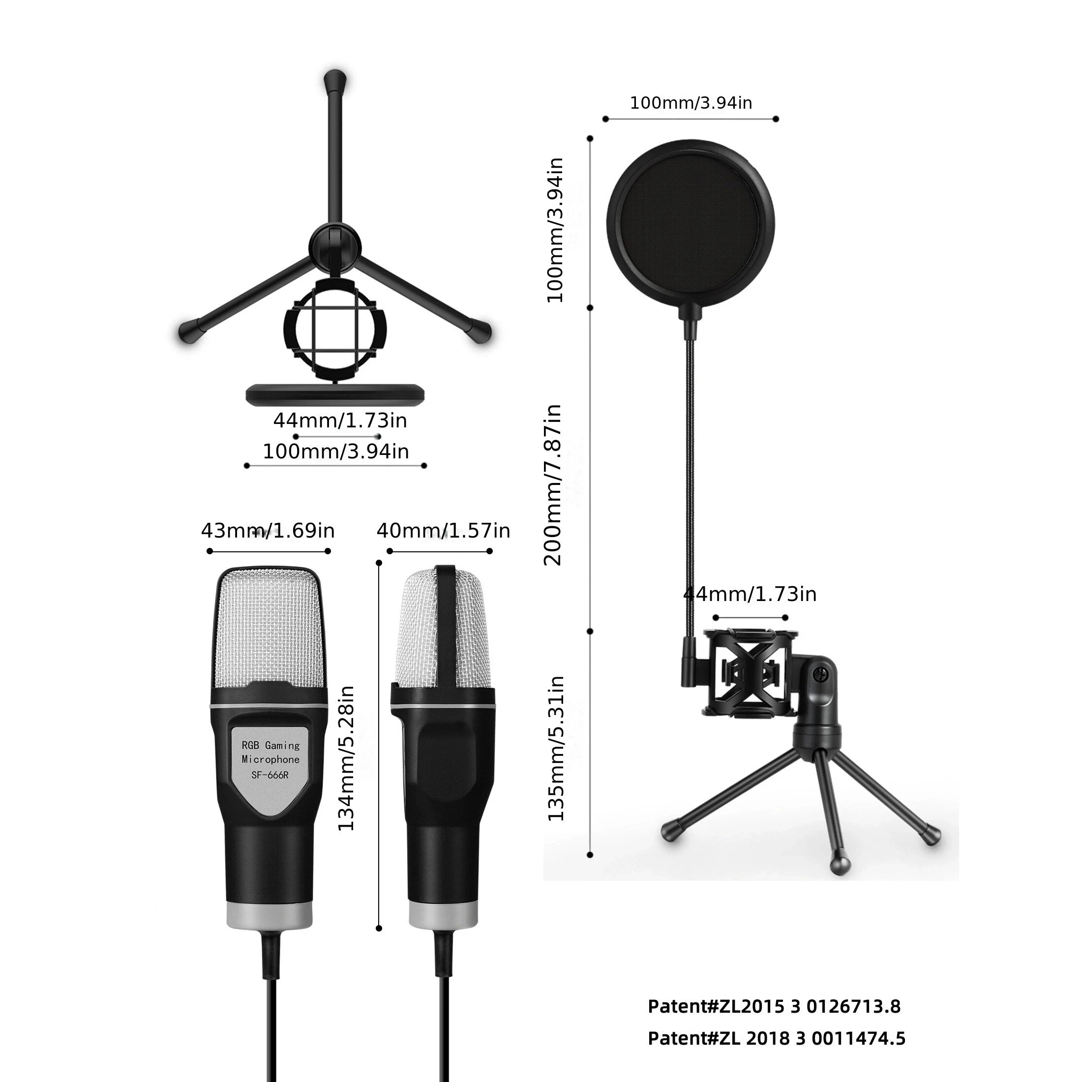 Professional USB Condenser Microphone for Gaming, Streaming & Podcasting – Studio Quality