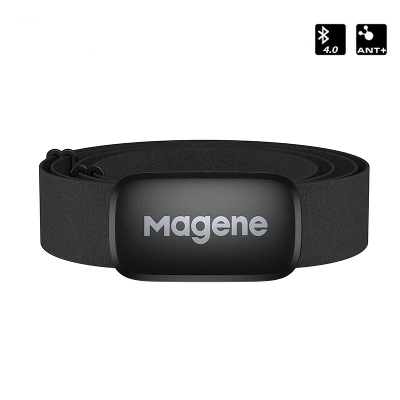 Heart Rate Sensor with Chest Strap – Dual Mode ANT+ & Bluetooth for Cycling, Wahoo, Garmin, and Sports Monitoring