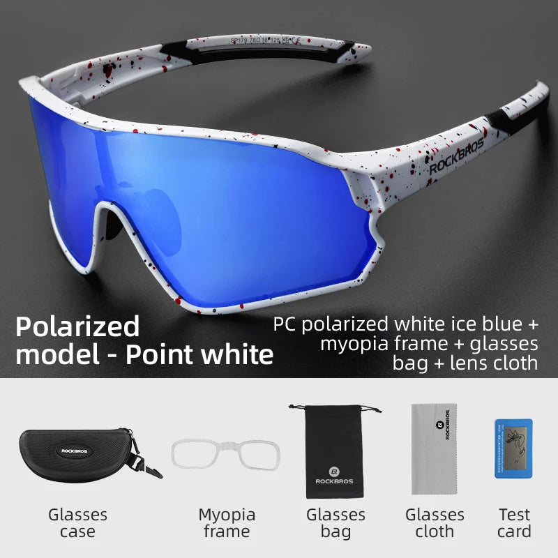 Polarized Sport Sunglasses UV400 – Lightweight Cycling, Running & Outdoor Protection Glasses