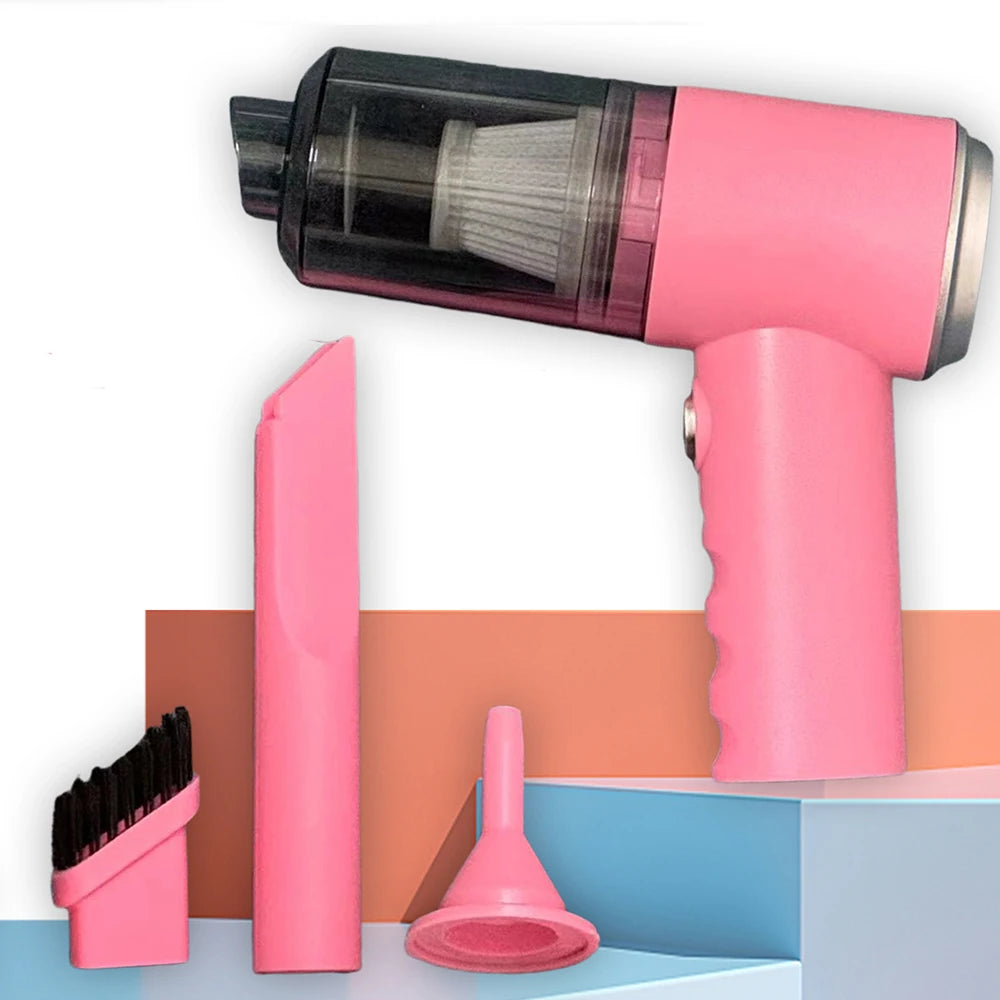 3-in-1 Cordless Vacuum Cleaner – Suction & Blower Portable Car & Home Cleaner USB Rechargeable
