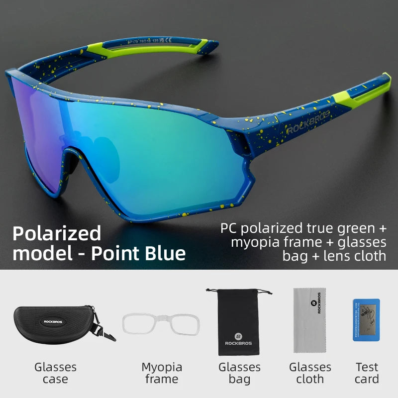 Polarized Sport Sunglasses UV400 – Lightweight Cycling, Running & Outdoor Protection Glasses