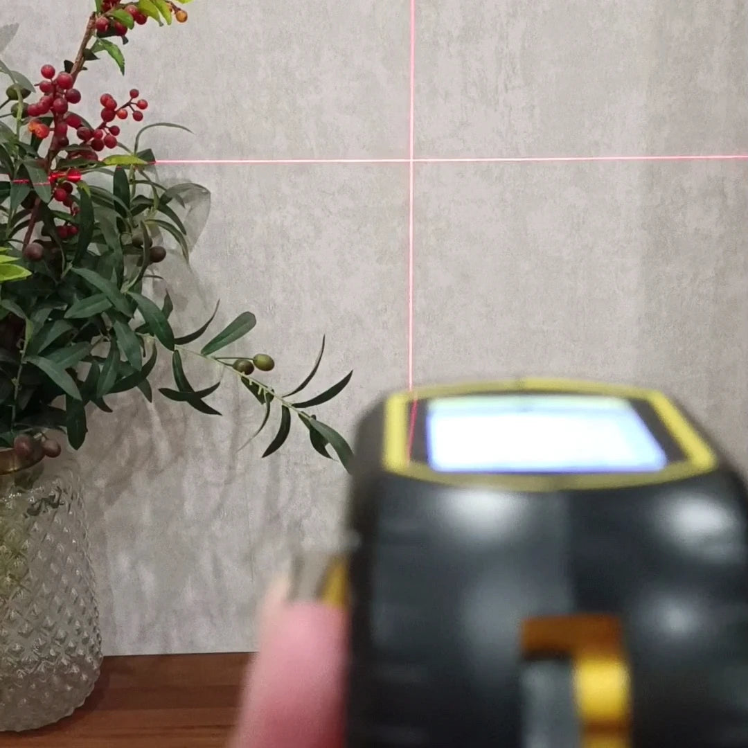 Laser Tape Measure 3 In 1 Digital Tape Measure High Precision Laser Rangefinder Steel Tape Measure