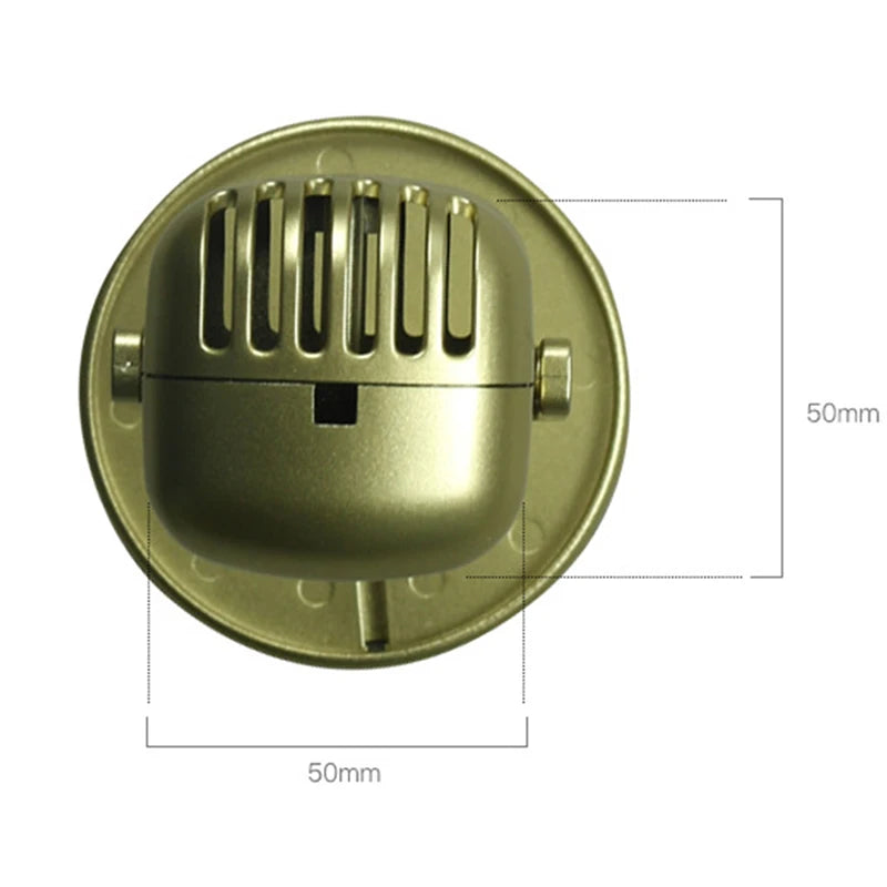 Classic Retro Dynamic Vocal Microphone Vintage Style Mic with Universal Stand for Singing
