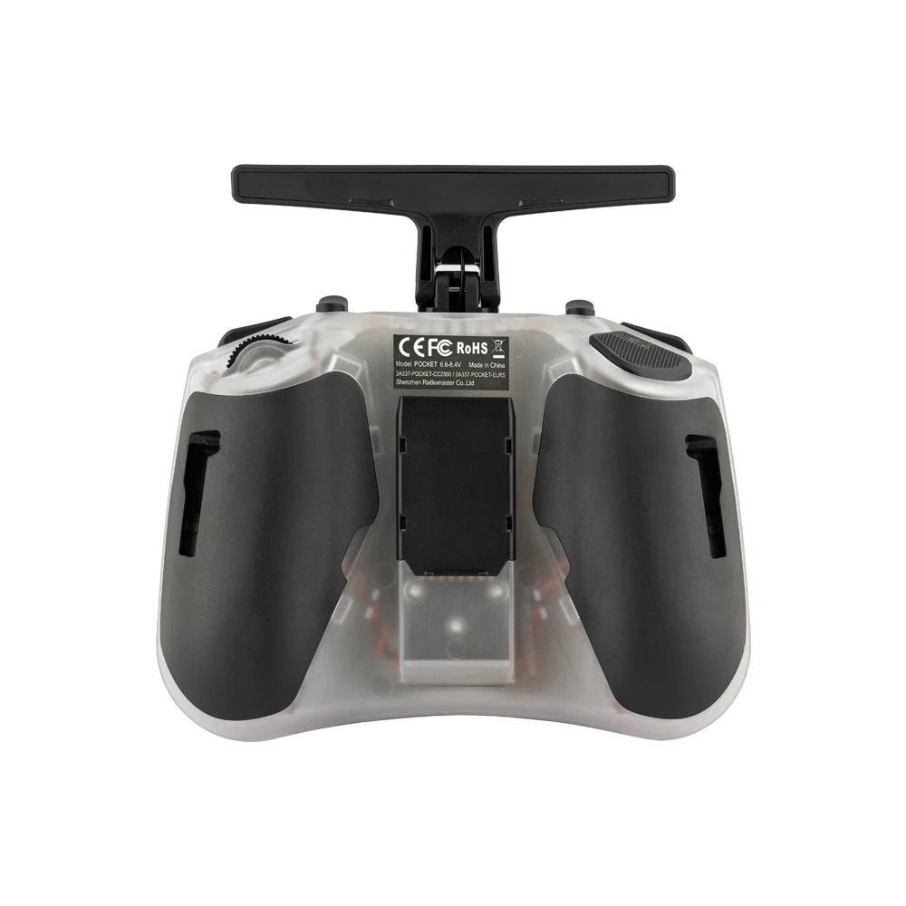 RadioMaster Pocket Hall Gimbal RC Transmitter – Lightweight, LED Light, Foldable Antenna Remote Control