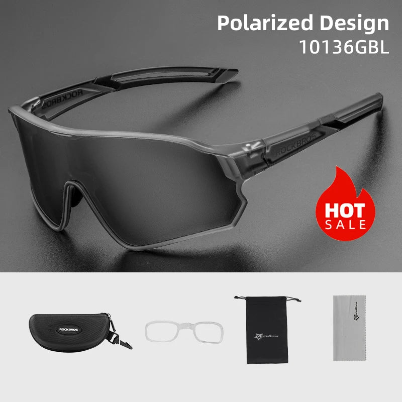 Polarized Sport Sunglasses UV400 – Lightweight Cycling, Running & Outdoor Protection Glasses