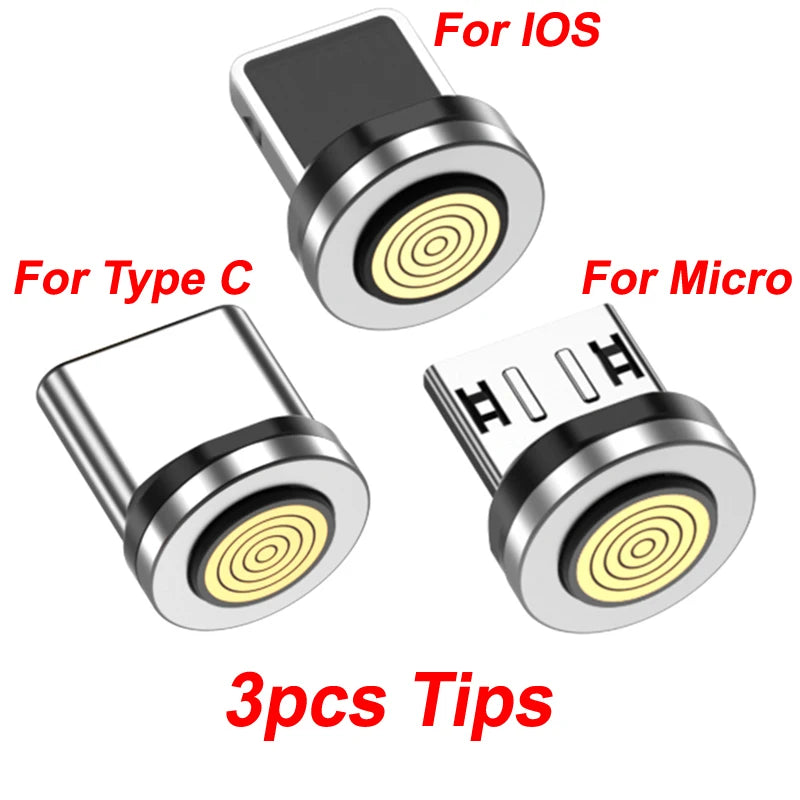 100W Magnetic USB Type C Cable 5A Fast Charging Cord for MacBook Samsung iPhone Devices