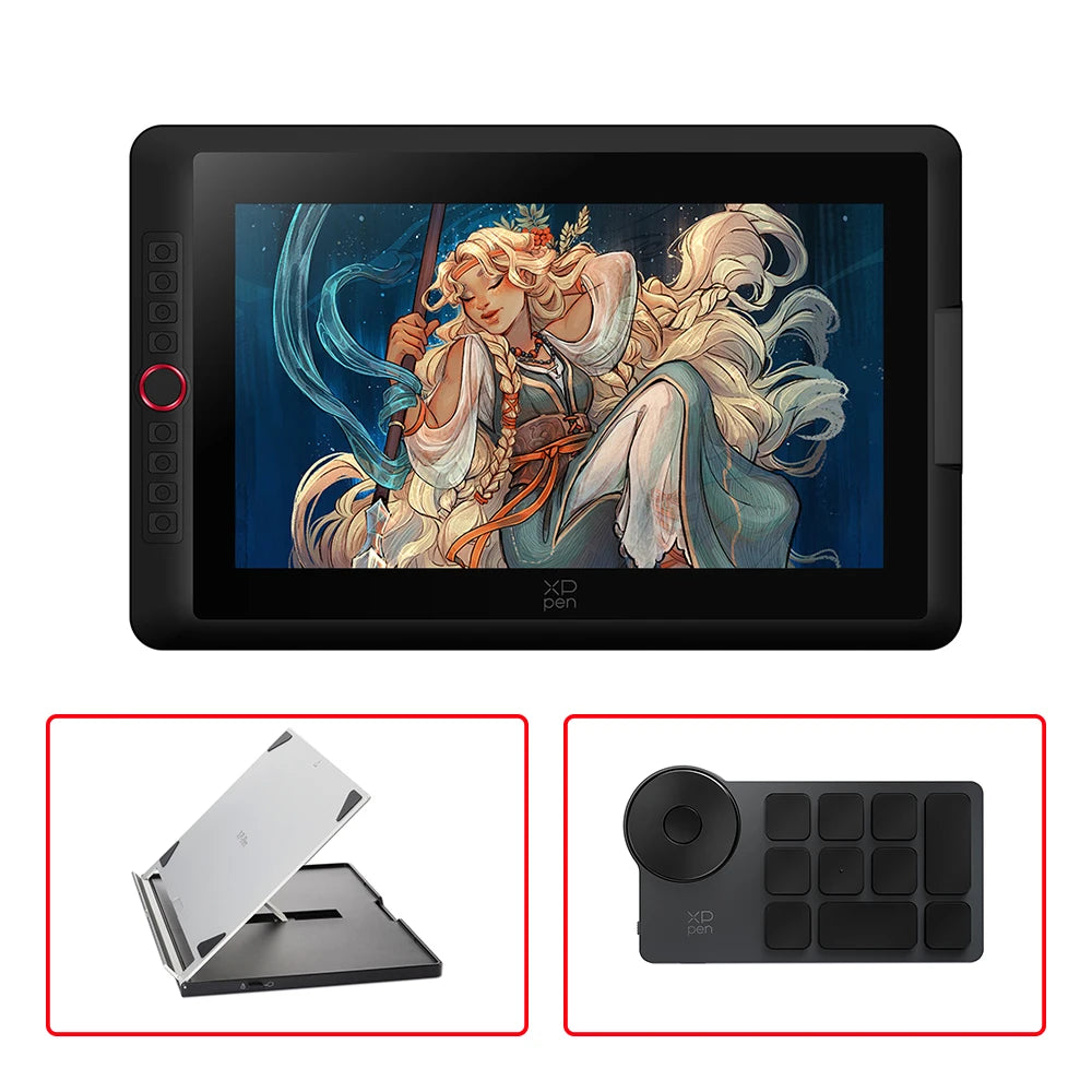 16K Pressure Sensitivity Artist Pen Display 15.6 Pro V2 Drawing Tablet | Advanced Digital Art & Design Monitor