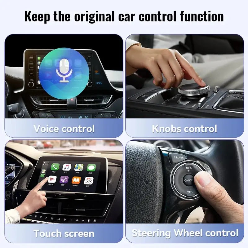 Wireless CarPlay Android Auto Wireless Adapter Smart Mini Box Plug And Play WiFi Fast Connect Universal For Nissan