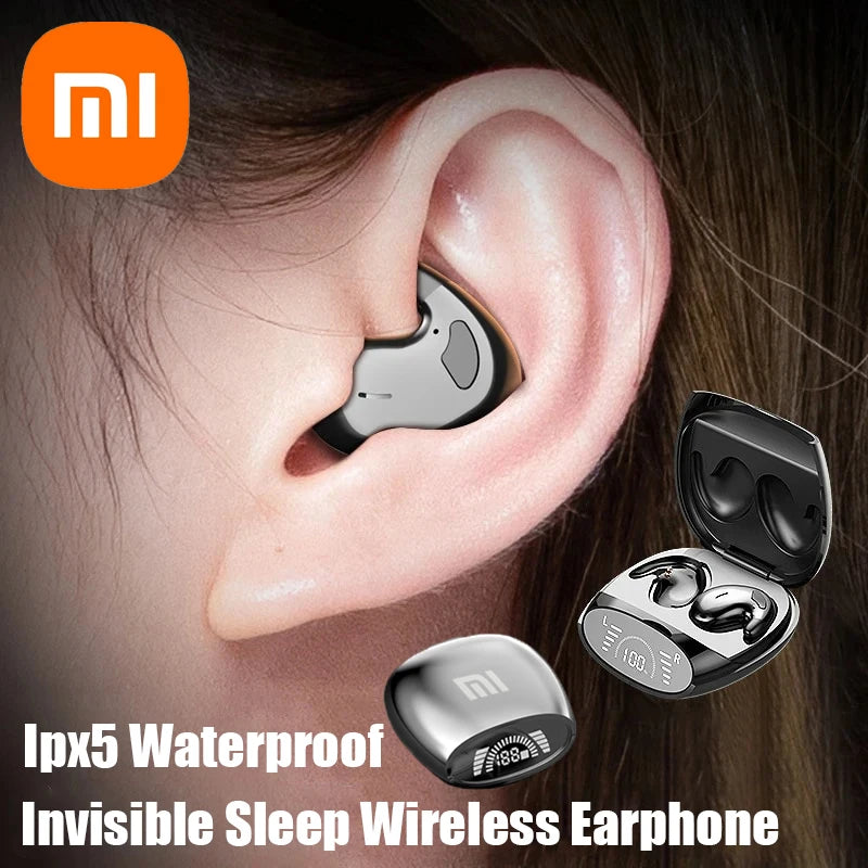 Xiaomi Invisible Sleep Earbuds Bluetooth 5.3 Wireless Headset | IPX5 Waterproof Earphones with Mic