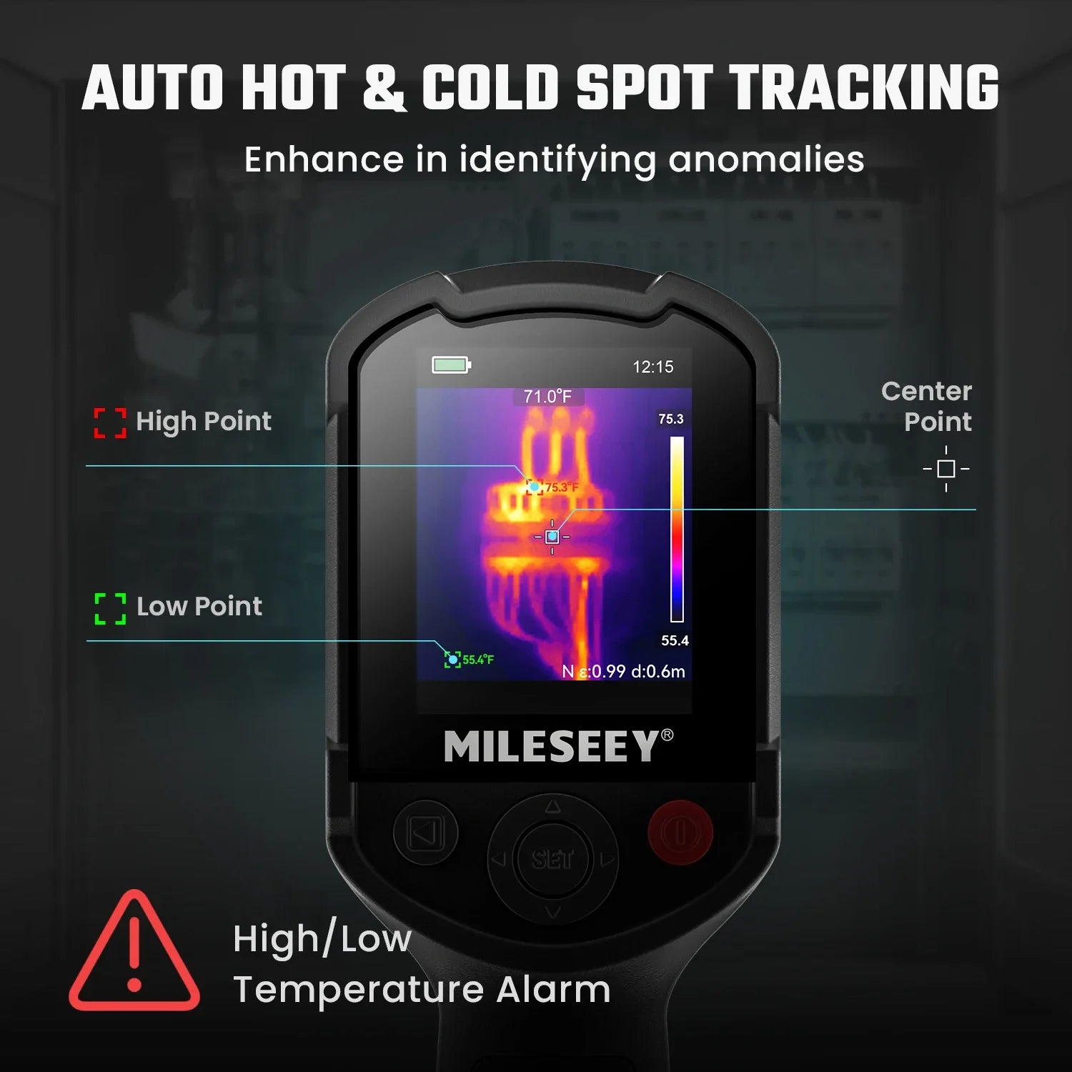 Portable Infrared Thermal Imager Camera for Leak Detection & Electronics Repair | High-Precision Thermal Imaging Device