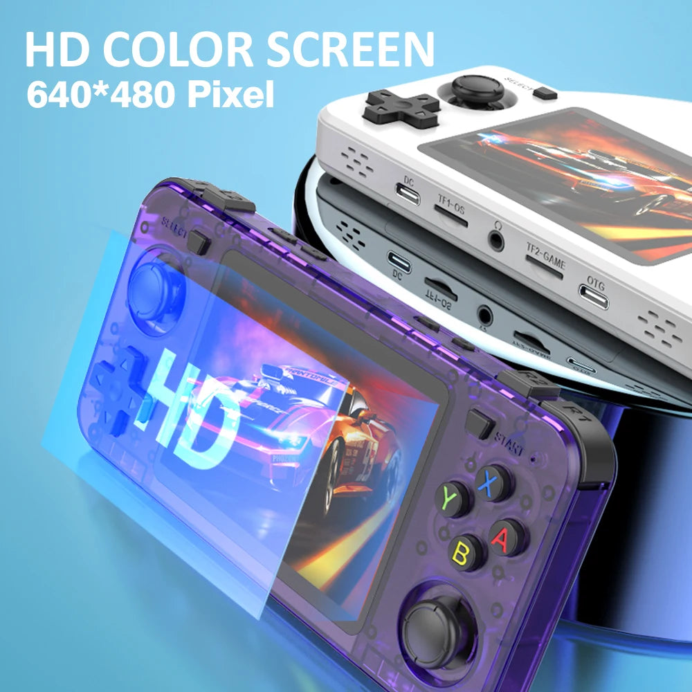Retro Handheld Console Open-Source Linux System Classic Game Consoles 3.5 inch IPS Screen Portable Video Player