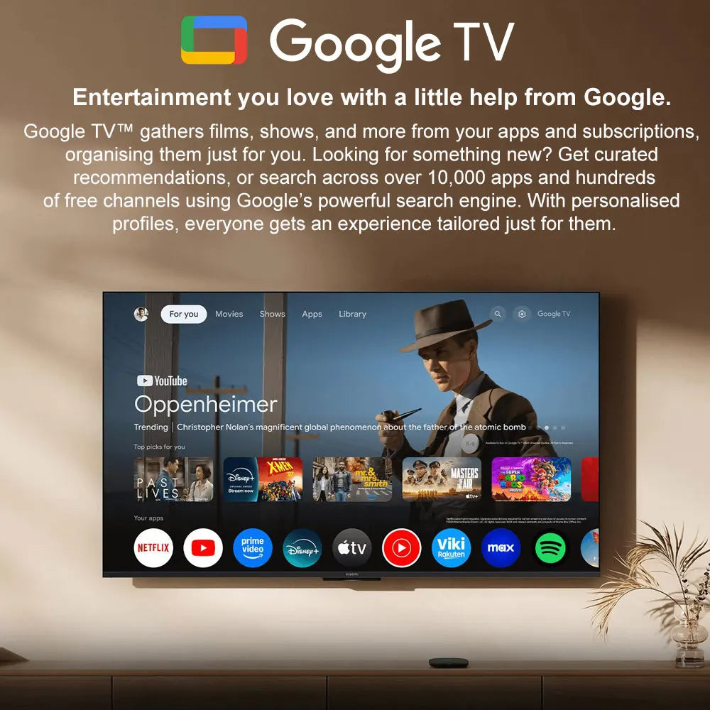 Xiaomi Mi TV Box S 3rd / 2nd Gen, Android Smart TV Box Media Player 4K UHD Google TV Dolby Vision HDR10+ Google Assistant