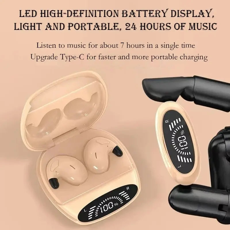 Xiaomi Invisible Sleep Earbuds Bluetooth 5.3 Wireless Headset | IPX5 Waterproof Earphones with Mic