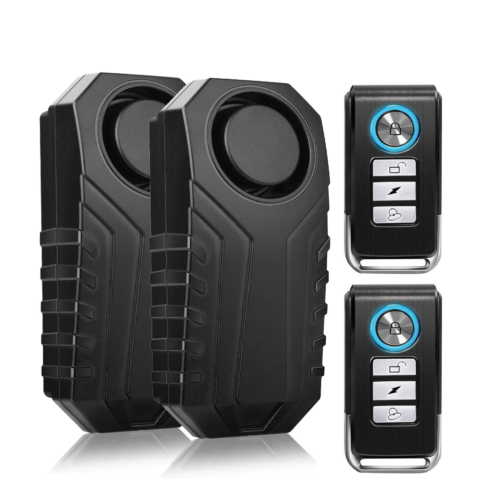 Anti-Theft Bicycle Alarm Wireless Vibration Remote Control Bike Motorbike Alarms Home Outdoor Security Protection