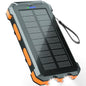 SOLPOWBEN 30000mAh Solar Power Bank Compatible for Iphone 17 Cell Phone 12W Portable Charger Power Bank for Outdoor Camping Hiking (Orange)