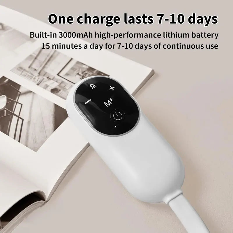 Electric Head Massager with 6-Zone Air Pressure & Hot Compress for Head and Eye Relaxation