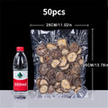 50pcs Vacuum Sealer Bags, Disposable Airtight Compression Bag, Transparent Food Packaging Bag, For Meat,Fruit And Vegetable