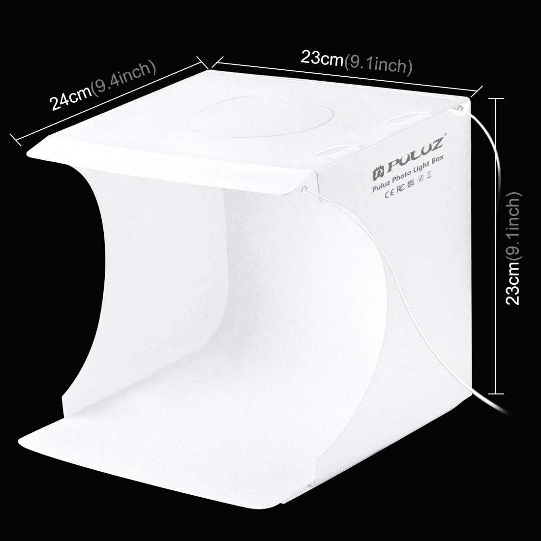 Mini 2 LED Panels Folding Portable 1100LM Light Photo Lighting Studio Shooting Tent Box Kit with 6 Colors Backdrops