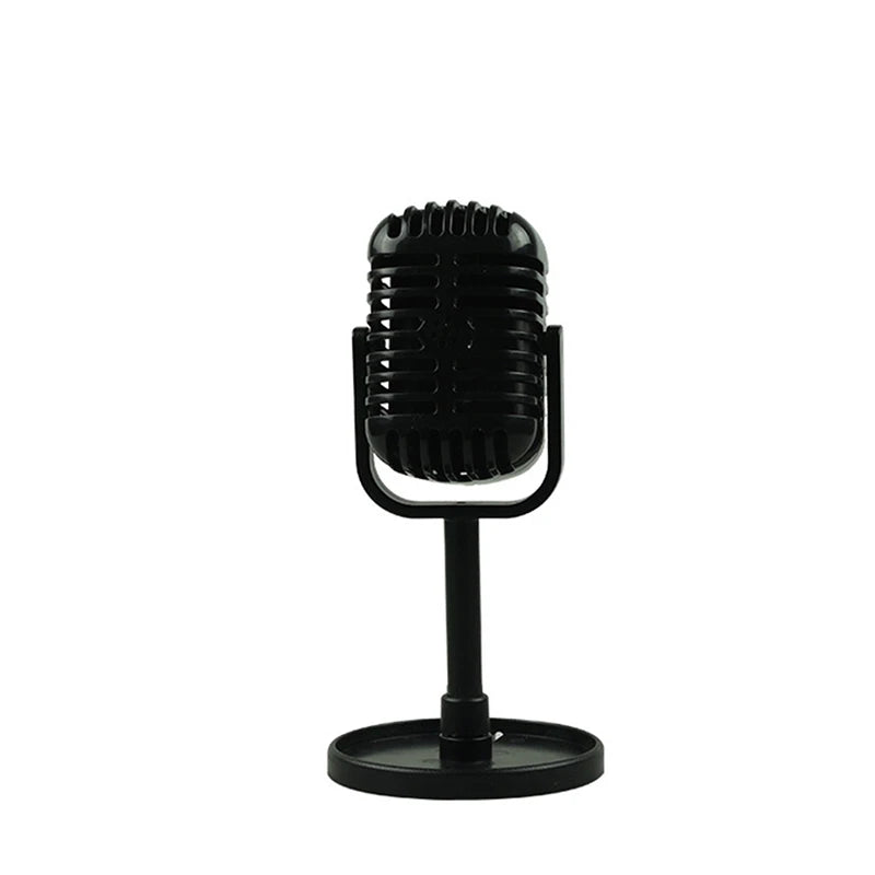 Classic Retro Dynamic Vocal Microphone Vintage Style Mic with Universal Stand for Singing