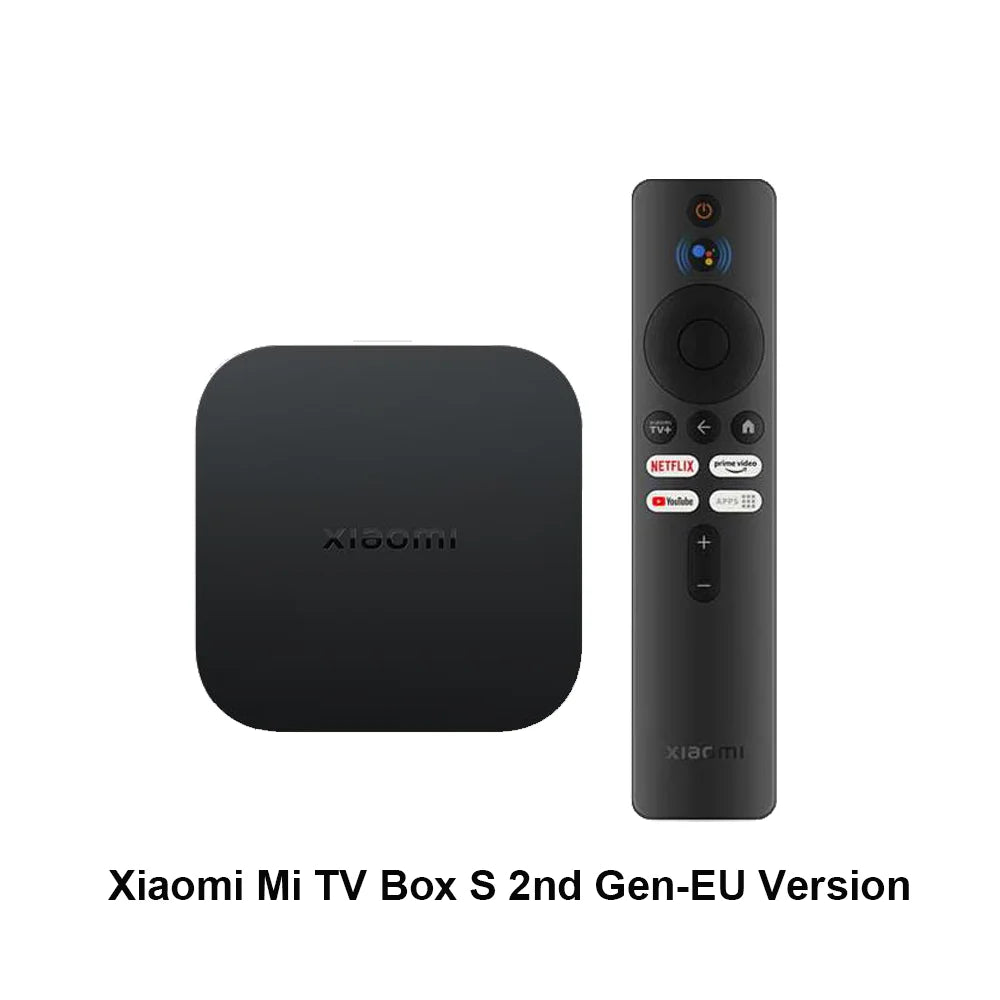 Xiaomi Mi TV Box S 3rd / 2nd Gen, Android Smart TV Box Media Player 4K UHD Google TV Dolby Vision HDR10+ Google Assistant
