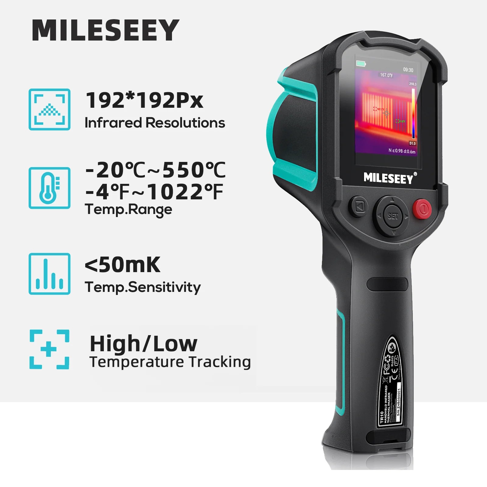 Portable Infrared Thermal Imager Camera for Leak Detection & Electronics Repair | High-Precision Thermal Imaging Device