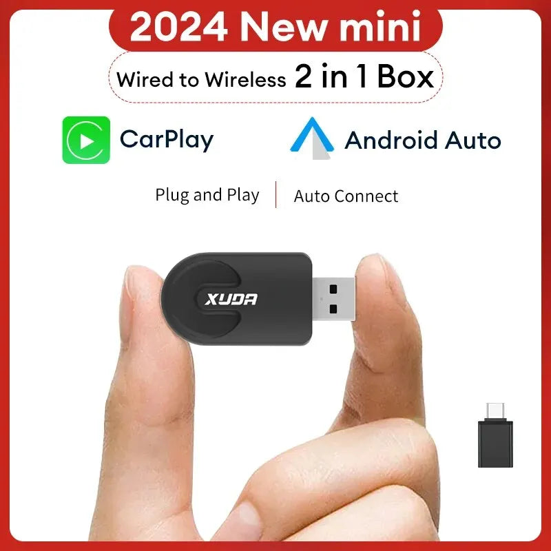 Wireless CarPlay Android Auto Wireless Adapter Smart Mini Box Plug And Play WiFi Fast Connect Universal For Nissan