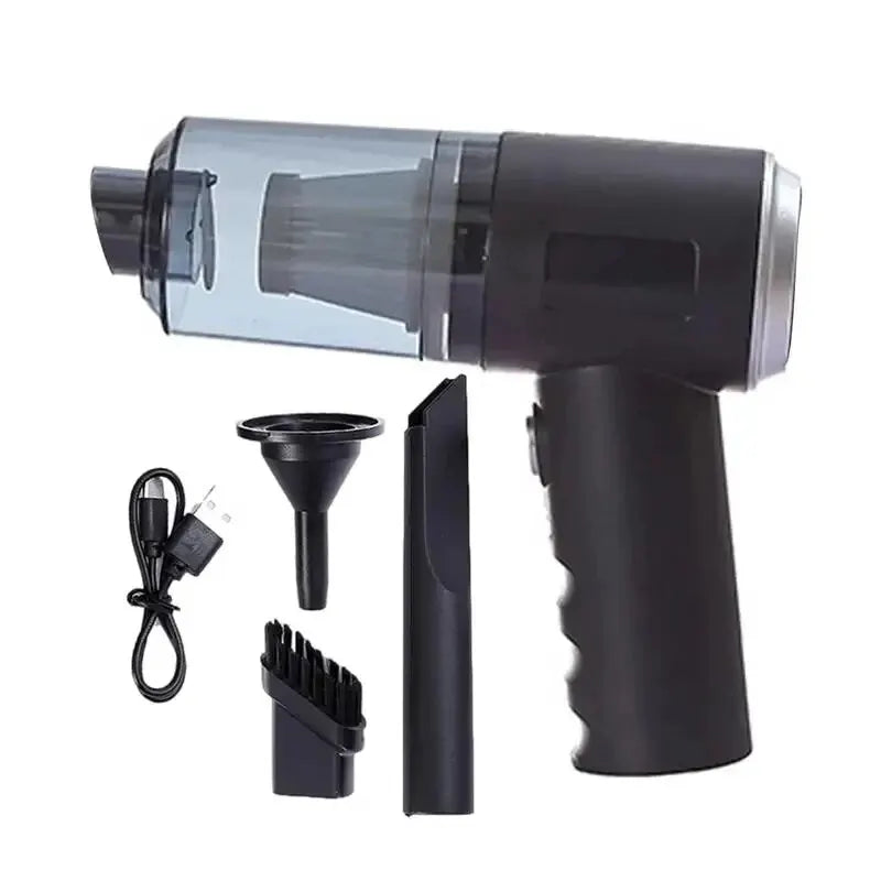 3-in-1 Cordless Vacuum Cleaner – Suction & Blower Portable Car & Home Cleaner USB Rechargeable