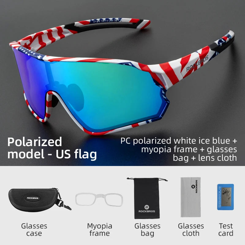 Polarized Sport Sunglasses UV400 – Lightweight Cycling, Running & Outdoor Protection Glasses