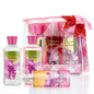 Vital Luxury Bath and Body Care Gift Travel Set,with Body Lotion,Gel and Mist,Pea Flower Scent for Unisex,Great for Gifting and Travel